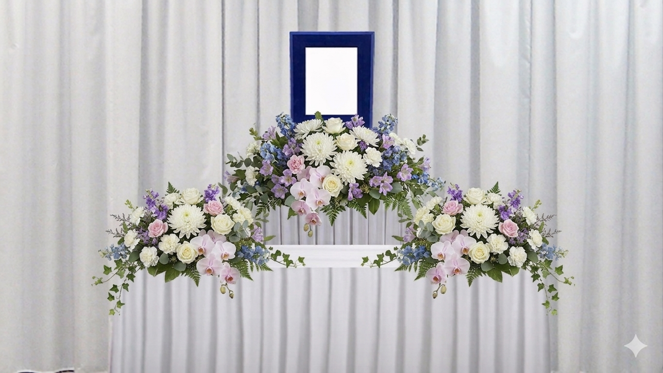 家族葬35プラン 祭壇例1