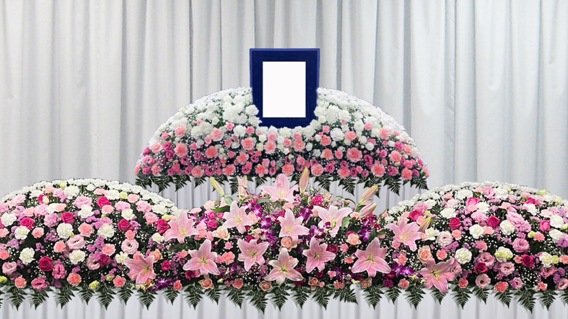 家族葬85プラン 祭壇例2