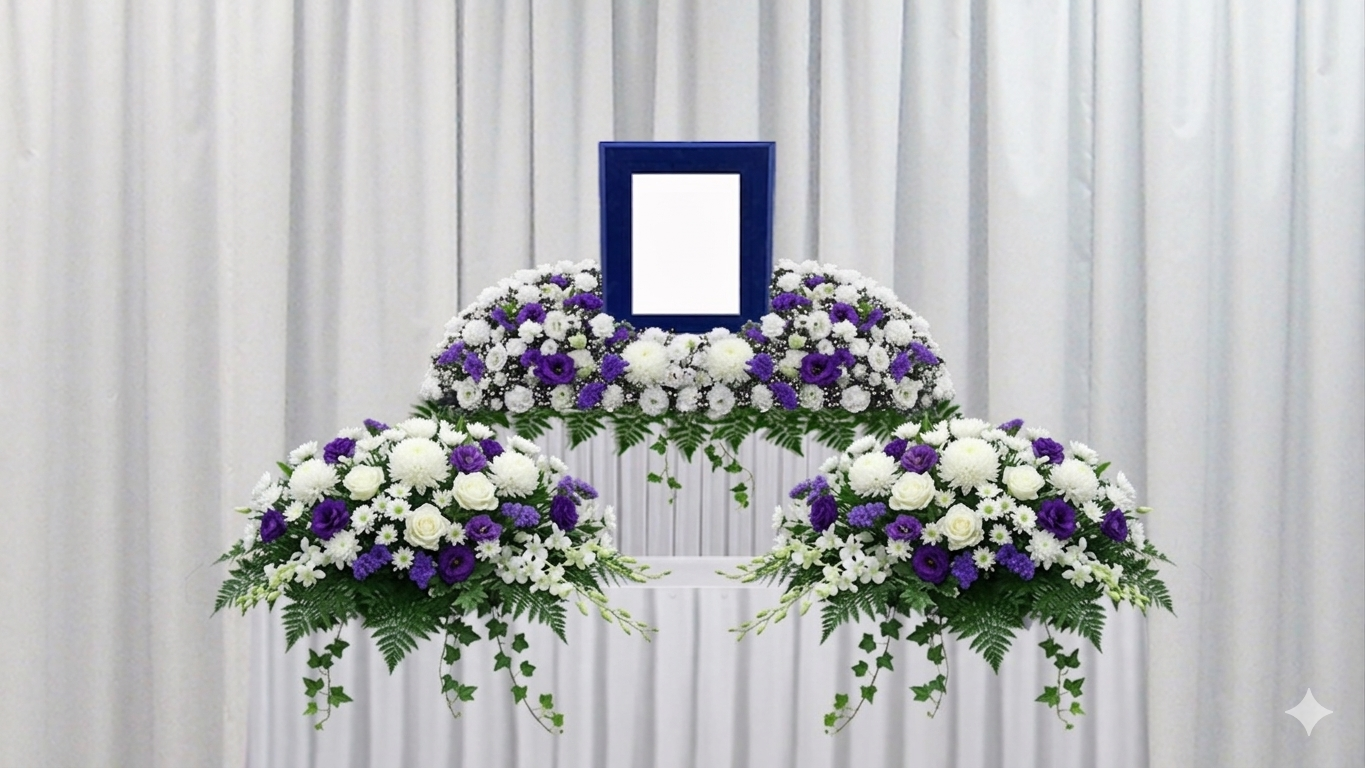 一般葬45プラン 祭壇例1