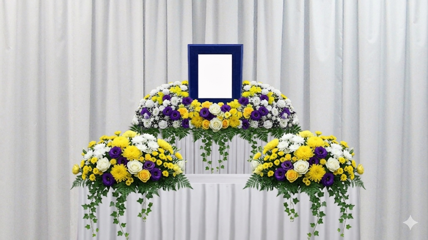 一般葬45プラン 祭壇例2